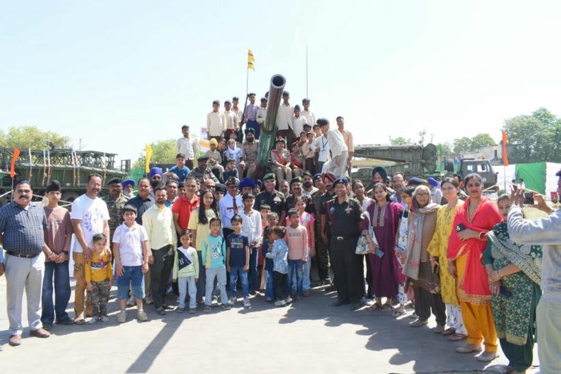 वज्र कोर द्वारा पंजाब के होशियारपुर में एक भव्य भूतपूर्व सैनिक रैली का आयोजन।