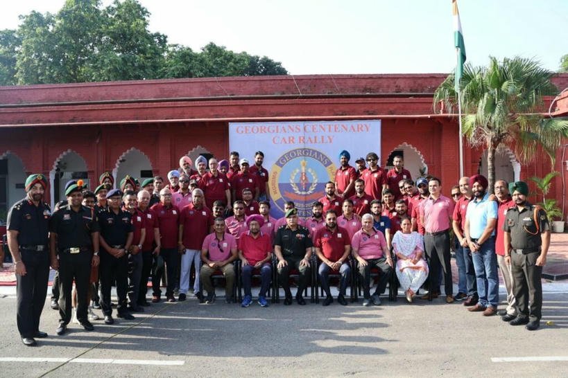 राष्ट्रीय सैन्य विद्यालय, चायल की शताब्दी कार रैली पूरे भारत में आयोजित।